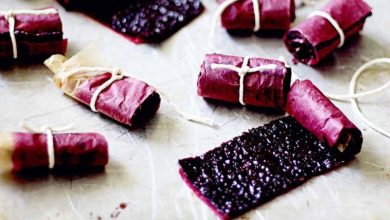 طرز تهیه لواشک انگور خانگی در فر