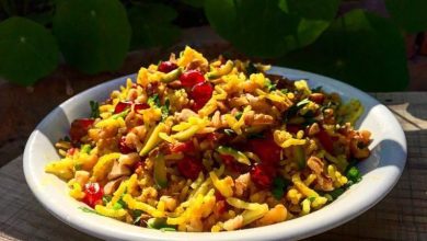 طرز تهیه پلوی زغال اخته (جواهر پلو) برای ناهار