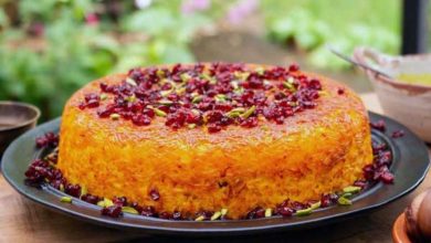 طرز تهیه ته چین گردو برای ناهار