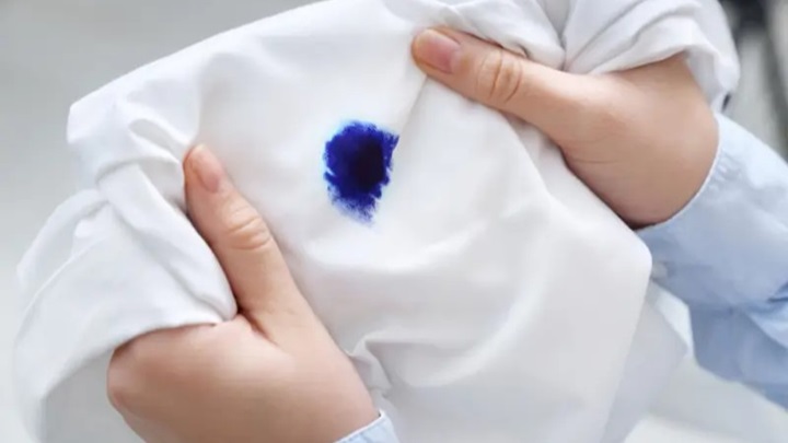 پاک کردن جوهر از روی پارچه