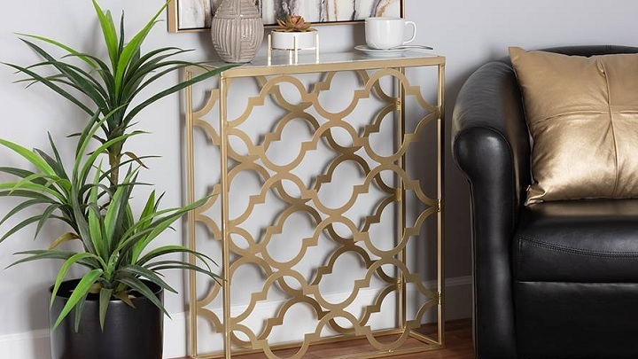 میز کنسول‌های فلزی و سنگی از مدل‌های جدید و ترند 1403