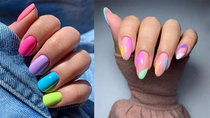 ایدههای جذاب از رنگهای ترکیبی برای لاک ناخن ایدههای جذاب از رنگهای ترکیبی برای لاک ناخن