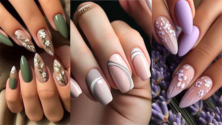 دیزاین ناخن با طرح گل دیزاین ناخن با طرح گل