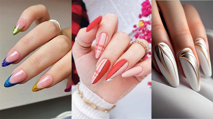 ایده طراحی ناخن فرنچ با رنگهای تابستانی ایده طراحی ناخن فرنچ با رنگهای تابستانی