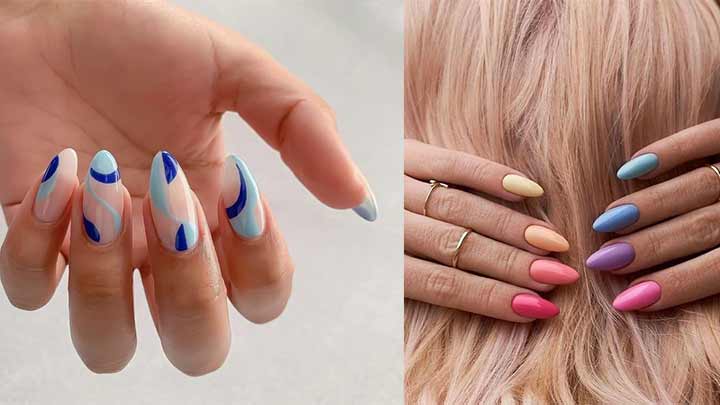ترکیب رنگهای پرطرفدار تابستانی برای طراحی ناخن ترکیب رنگهای پرطرفدار تابستانی برای طراحی ناخن