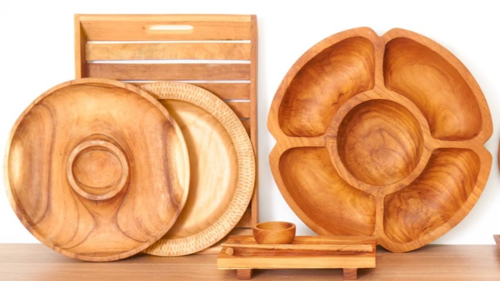 مینیمال و شیک: ظروف چوبی برای دکوراسیون‌های مدرن