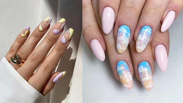 ایده‌های طرح ناخن رنگی پاستلی تابستان 1403