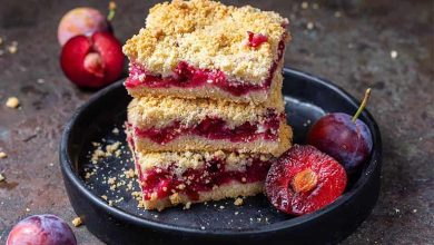 طرز تهیه کرامبل آلو به روش خانگی