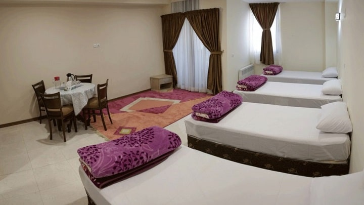 هتل آپارتمان برای اقامت در مشهد