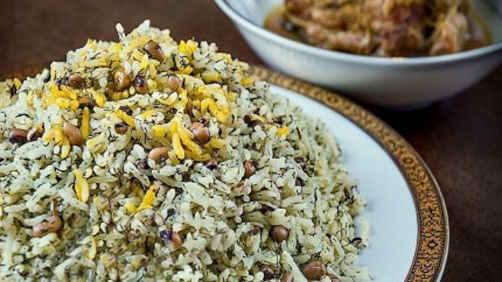 مراحل تهیه کته لوبیا چشم بلبلی مراحل تهیه کته لوبیا چشم بلبلی