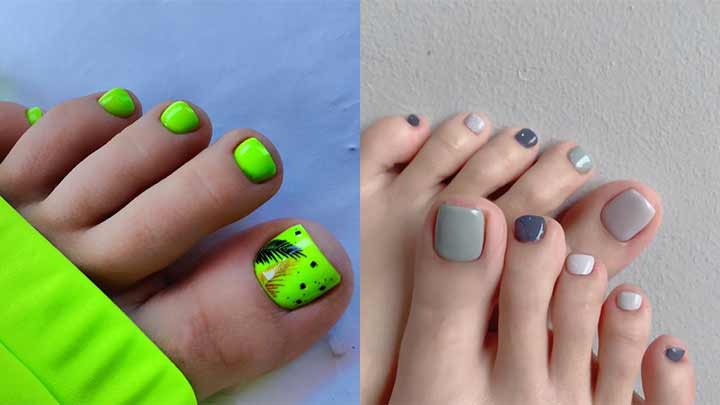 ناخن‌های پا ساده و شیک: ترند 2024 را به پای خود بیاورید