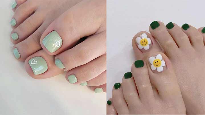 طرح‌های ناخن پا که هرگز از مد نمی‌افتند