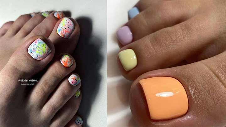 ایده‌های بی‌نهایت برای طراحی ناخن پا: هرگز خسته نخواهید شد