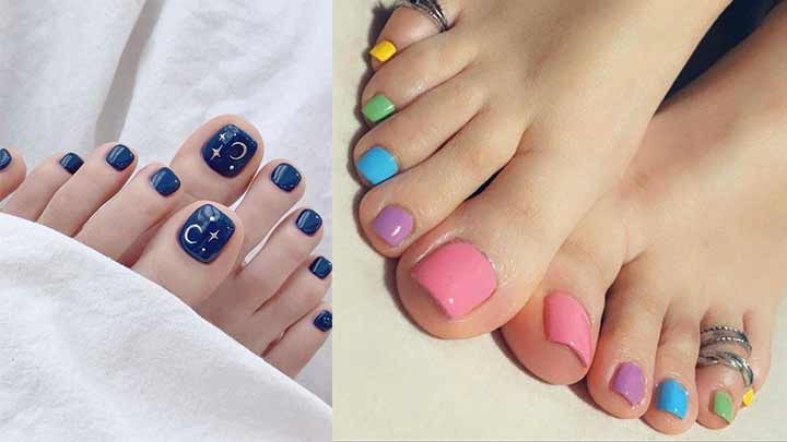 سادگی در عین زیبایی: طرح‌های ناخن پا برای خانم‌های شیک‌پوش