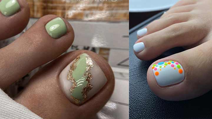 ناخن‌های پا را فراموش نکنید: طرح‌های ساده و شیک برای هر سلیقه‌ای