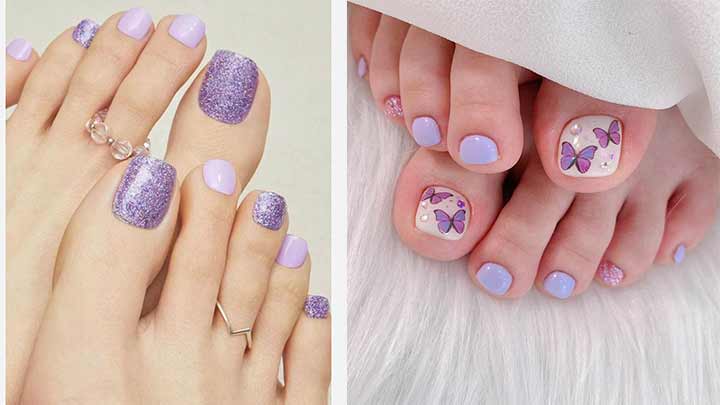 با این طرح‌های ناخن پا، در مرکز توجه باشید