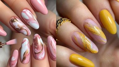 50 طرح ناخن ماربل تابستانی؛ راز جذابیت دستان شما
