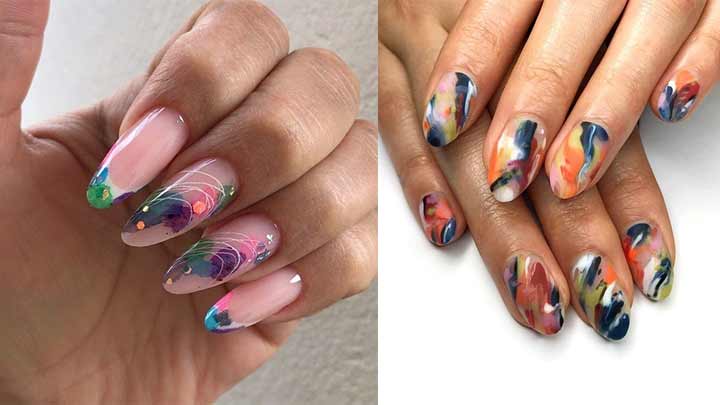 انواع طرح ناخن ماربل تابستانی؛ برای خانمهای خوشسلیقه انواع طرح ناخن ماربل تابستانی؛ برای خانمهای خوشسلیقه