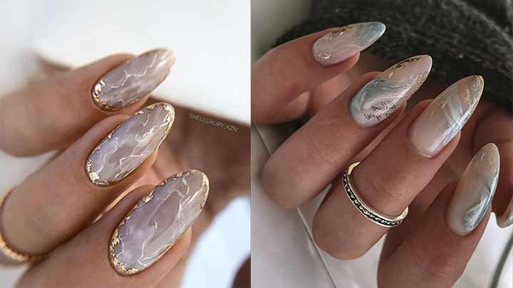 طرح مرمر ناخن رنگ نود طرح مرمر ناخن رنگ نود
