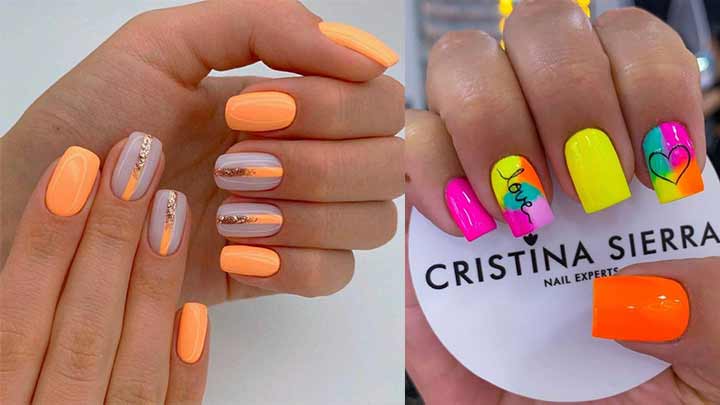 ناخن تابستان شیک و مجلسی ناخن تابستان شیک و مجلسی