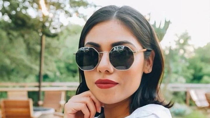 عینک‌ آفتابی هندسی