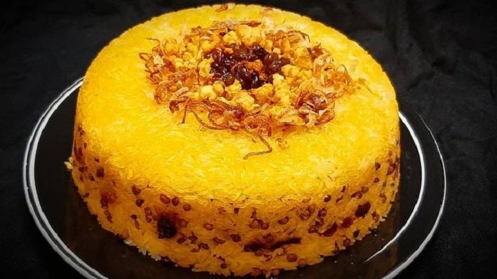 طرز تهیه ته چین عدس پلو