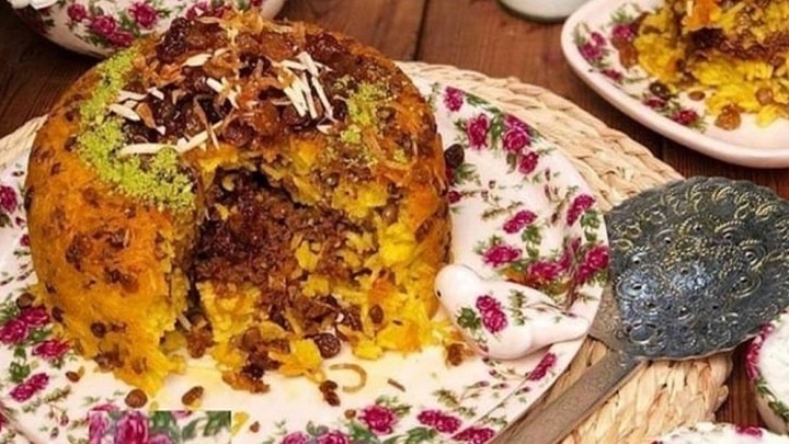 طرز تهیه ته چین عدس پلو