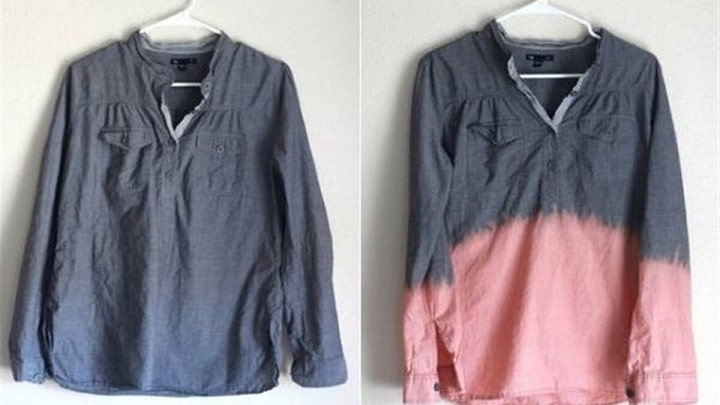 از بین بردن اثر وایتکس از روی لباس با رنگ پارچه از بین بردن اثر وایتکس از روی لباس با رنگ پارچه