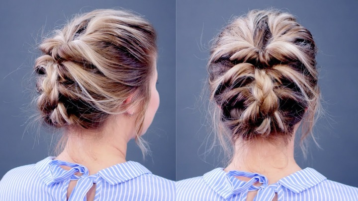 شینیون گره‌ای برای مهمانی