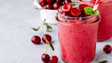 طرز تهیه اسموتی گیلاس با ماست؛ ساده و خوشمزه