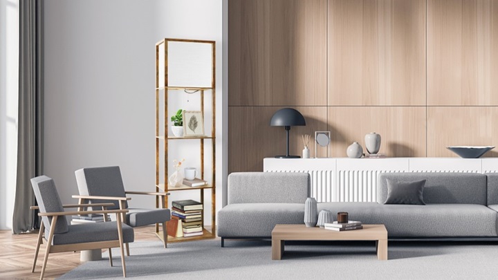 بهترین آباژورهای کنار سالنی برای هر سلیقهای بهترین آباژورهای کنار سالنی برای هر سلیقهای