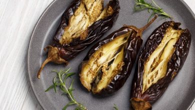 طرز تهیه بادمجان کبابی به 3 روش: گاز، فر و منقل + نکات