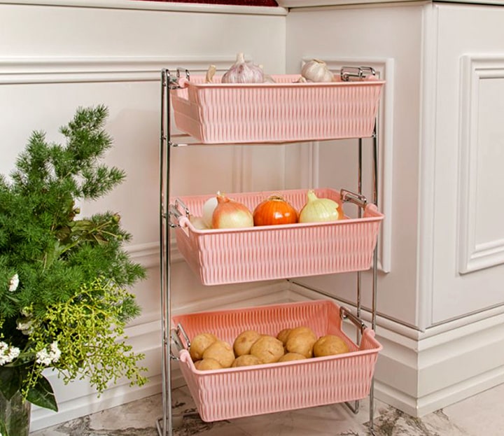 سبدهای پلاستیکی برای سیب زمینی پیاز سبدهای پلاستیکی برای سیب زمینی پیاز