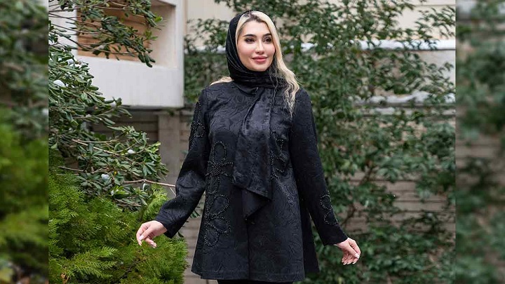 مدل مانتو مشکی برای مراسم ختم