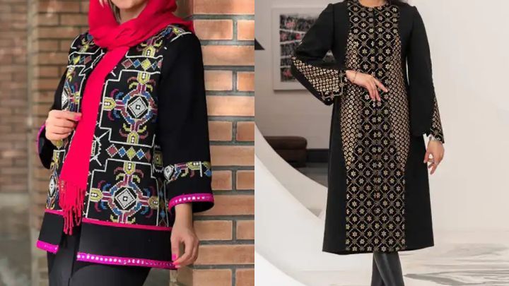 مدل‌های مانتو سوزن‌دوزی شده ترند 1403