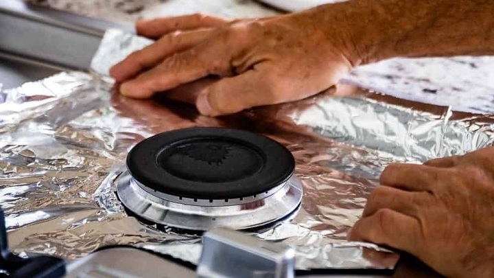 درست کردن کباب روی گاز درست کردن کباب روی گاز