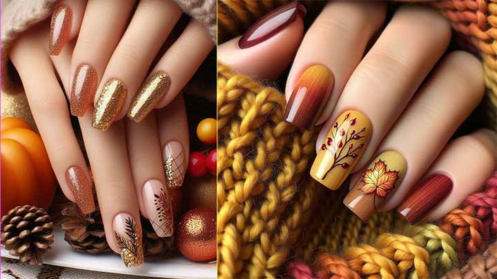 جدیدترین مدلهای دیزاین ناخن پاییزی جدیدترین مدلهای دیزاین ناخن پاییزی