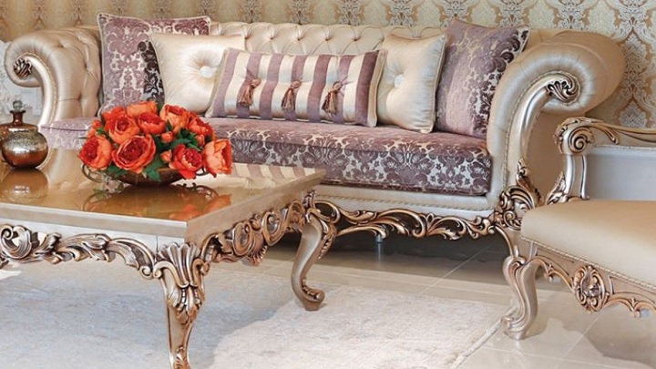 میزهای کنده کاری شده جلو مبلی میزهای کنده کاری شده جلو مبلی