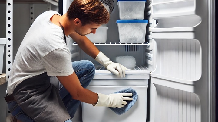 چگونه فریزرمان را تمیز کنیم؟