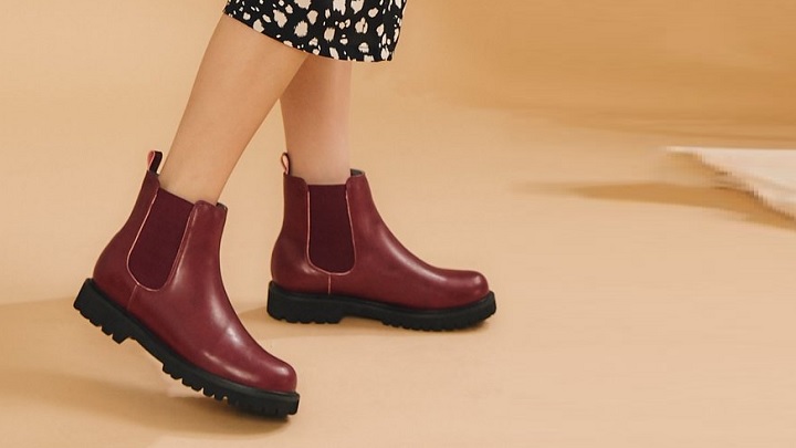 انواع مدل نیم بوت سماقی پاییز