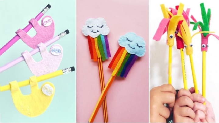 تزیین مداد با عروسکهای نمدی از ایدههای خلاقانه تزیین مدادهای ساده برای مدرسه تزیین مداد با عروسکهای نمدی از ایدههای خلاقانه تزیین مدادهای ساده برای مدرسه