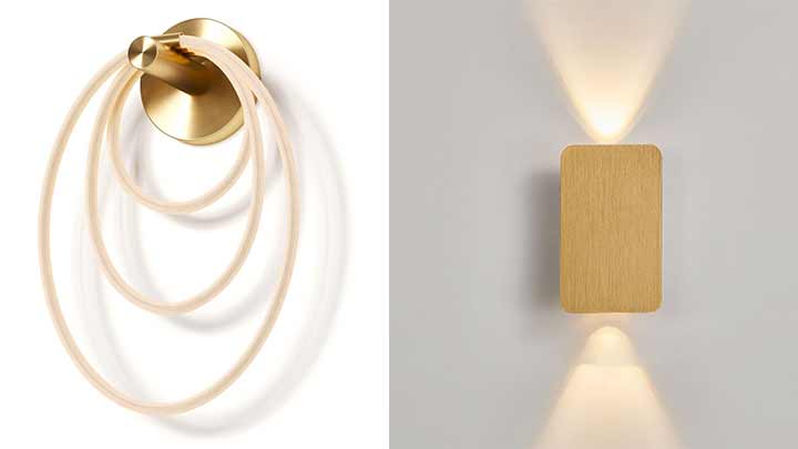 چراغهای دیواری دکوراتیو دارای فرمهای هندسی برجسته چراغهای دیواری دکوراتیو دارای فرمهای هندسی برجسته