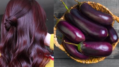 طرز تهیه رنگ مو با پوست بادمجان + روش و نکات استفاده