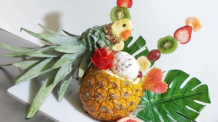 میوه آرایی با آناناس؛ خاص پذیرایی کنید