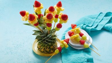 دیزاین میوه‌ها با آناناس