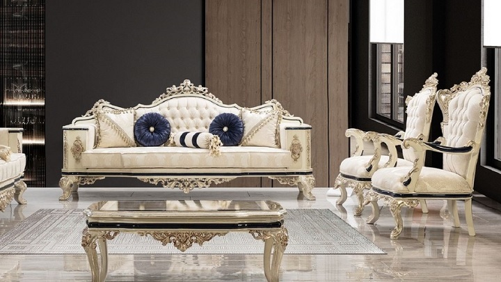 دکوراسیون روستیک با مبل سفید دکوراسیون روستیک با مبل سفید