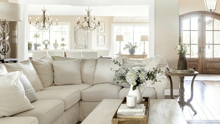 جادوی سفید: دکوراسیون با مبل سفید