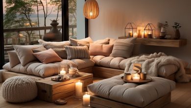 22 ایده دیزاین خانه با مبل کرم