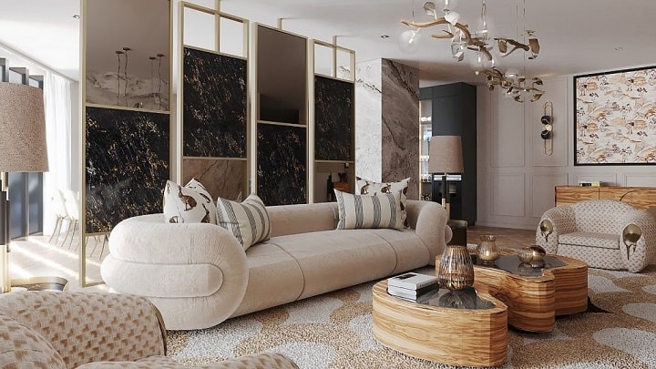 دکوراسیون خانه با مبل کرم دکوراسیون خانه با مبل کرم