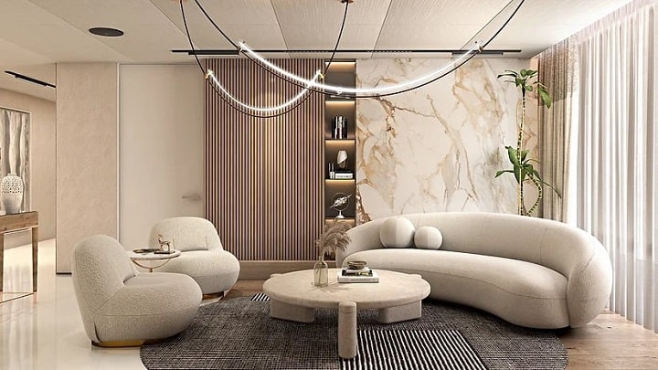 دکور خانه با مبل کرم دکور خانه با مبل کرم